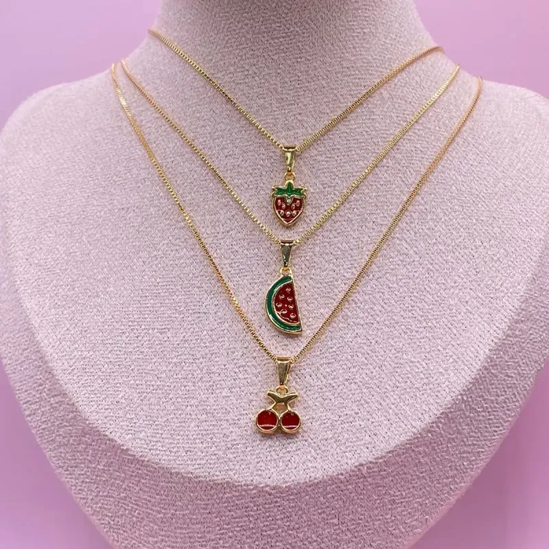 Colar Infantil Frutas