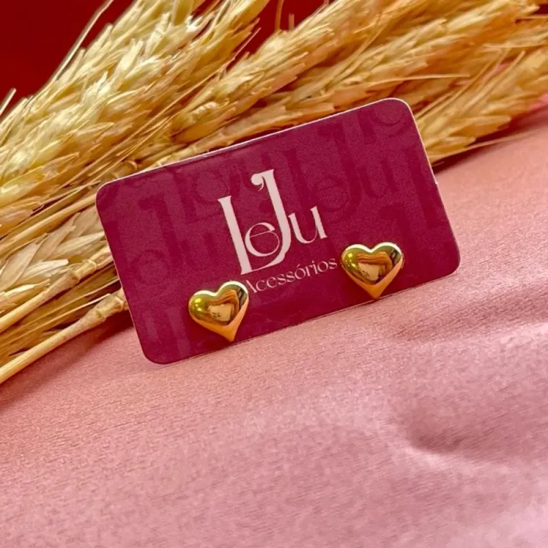 Brinco Coração Fabiana