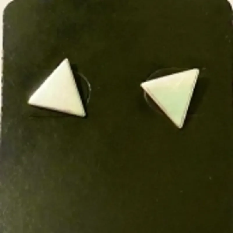 Brinco Prata Formas Geométricas