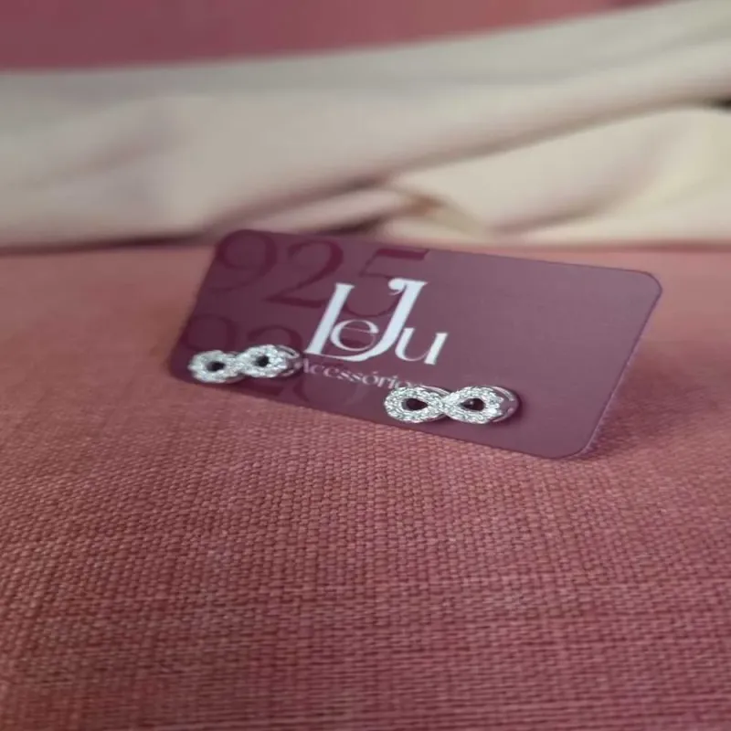 Brinco Prata Infinito