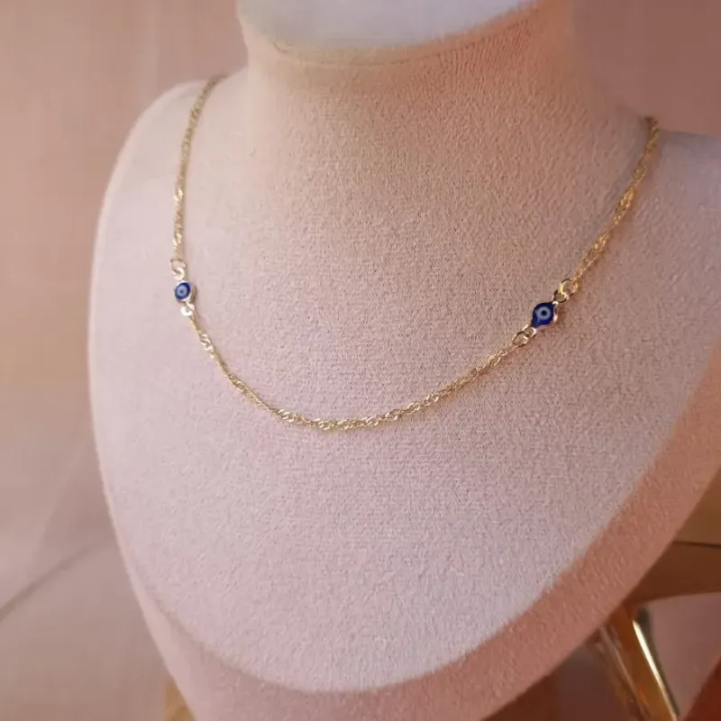 Colar com Olho Grego