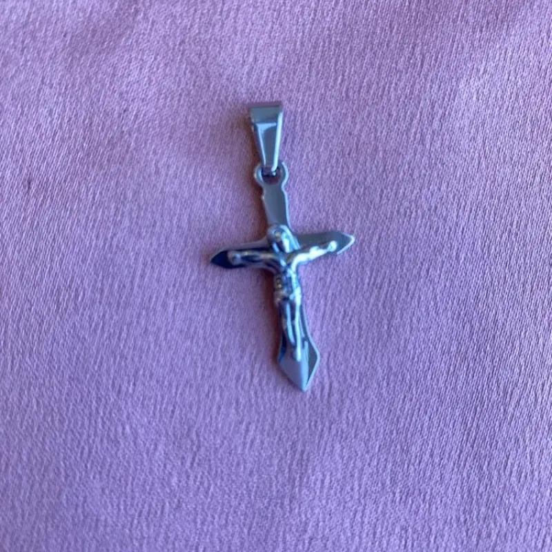 Pingente Inox Cruz