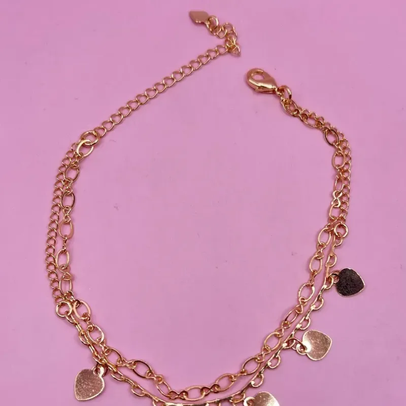 Pulseira Dupla Coraçãozinho