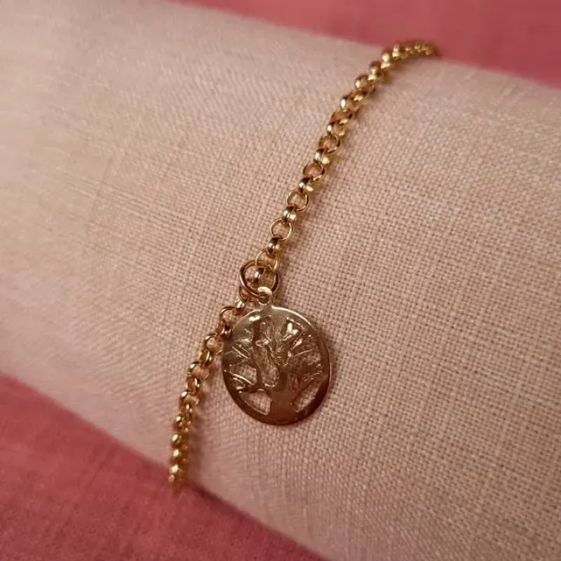 Pulseira Elo Português Árvore da Vida