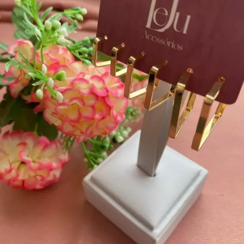 Trio Argola Quadrada