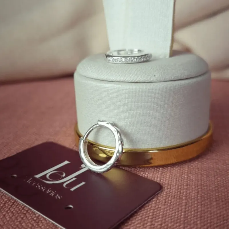 Brinco Prata Tranqueta