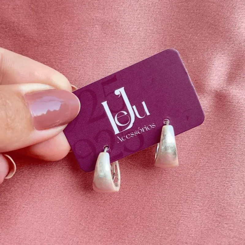 Brinco Prata Tranqueta