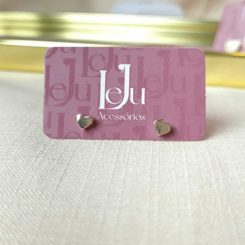 Brinco Segundo Furo Coração