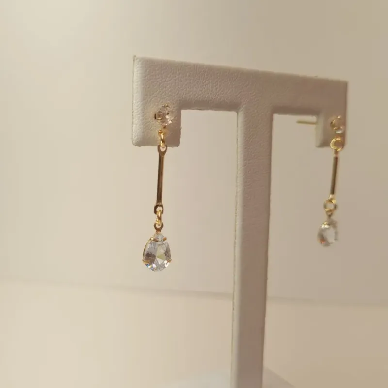 Brinco Palito com Zirconia