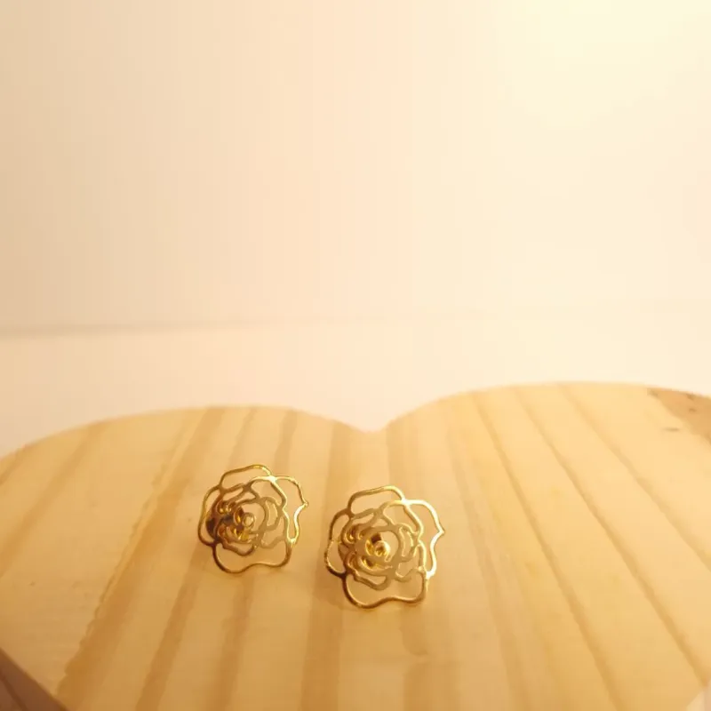 Brinco Rosa Vazada