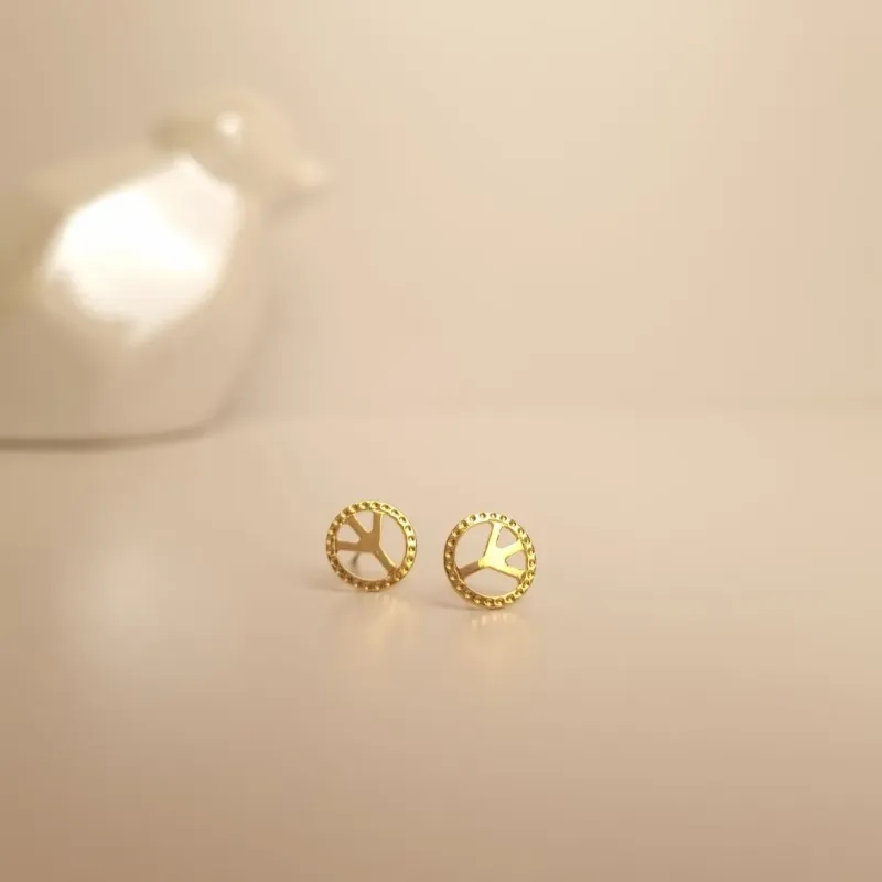 Brinco Símbolo Da Paz