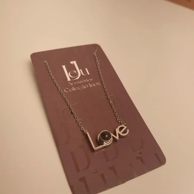 Colar Inox Love