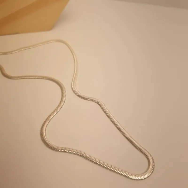 Colar Prata Malha 4mm