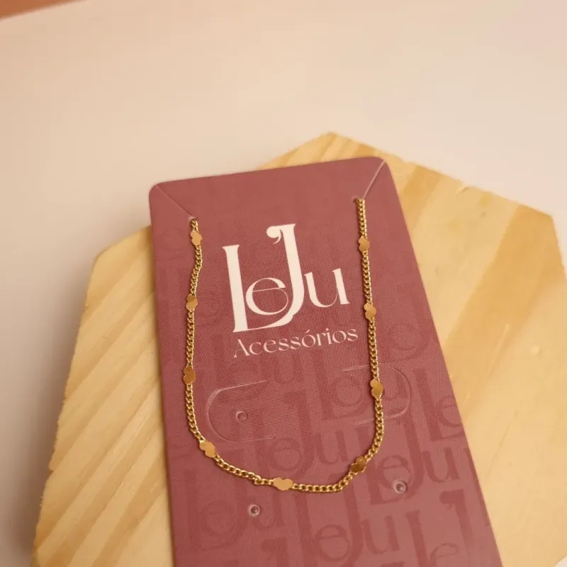 Pulseira Coração Chapinha