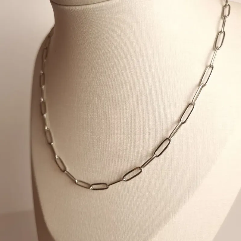 Colar Inox Cartier Longa