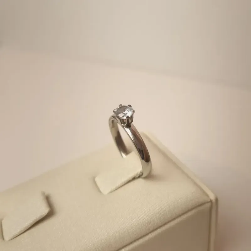 Anel Inox Solitário