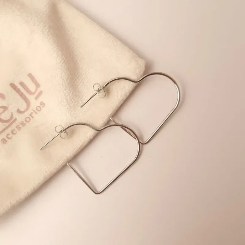 Argola Inox Coração