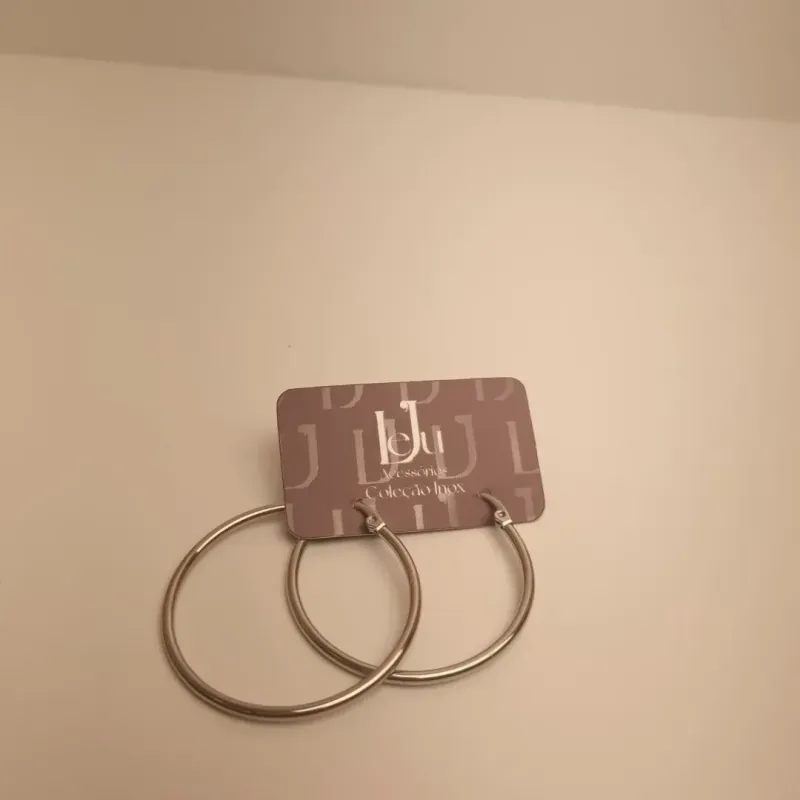 Brinco Inox Argola Grande