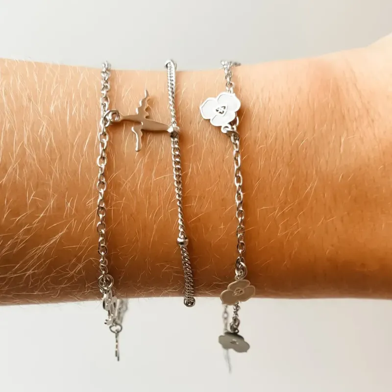 Pulseira Inox Bolinha