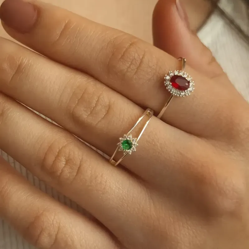 Anel Prata Solitário