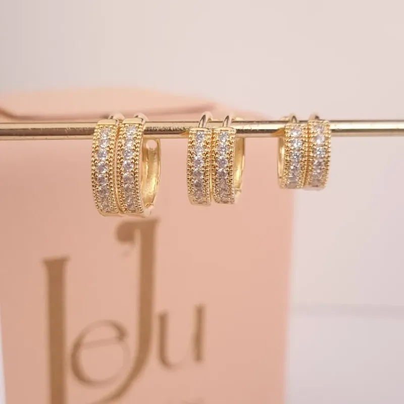 Brinco Trio Zirconia