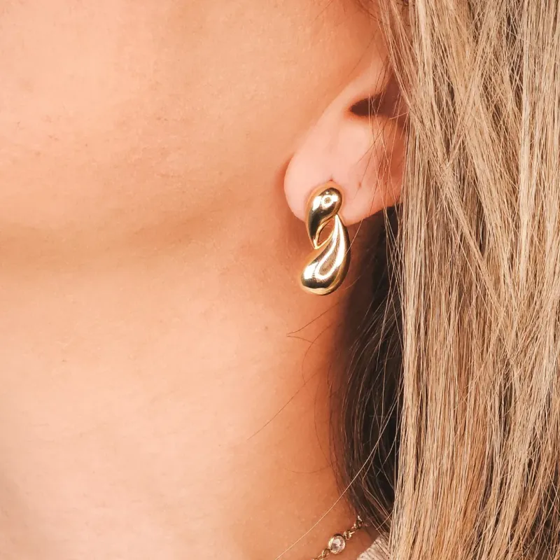 Brinco Gota Dupla Coleção 4.0