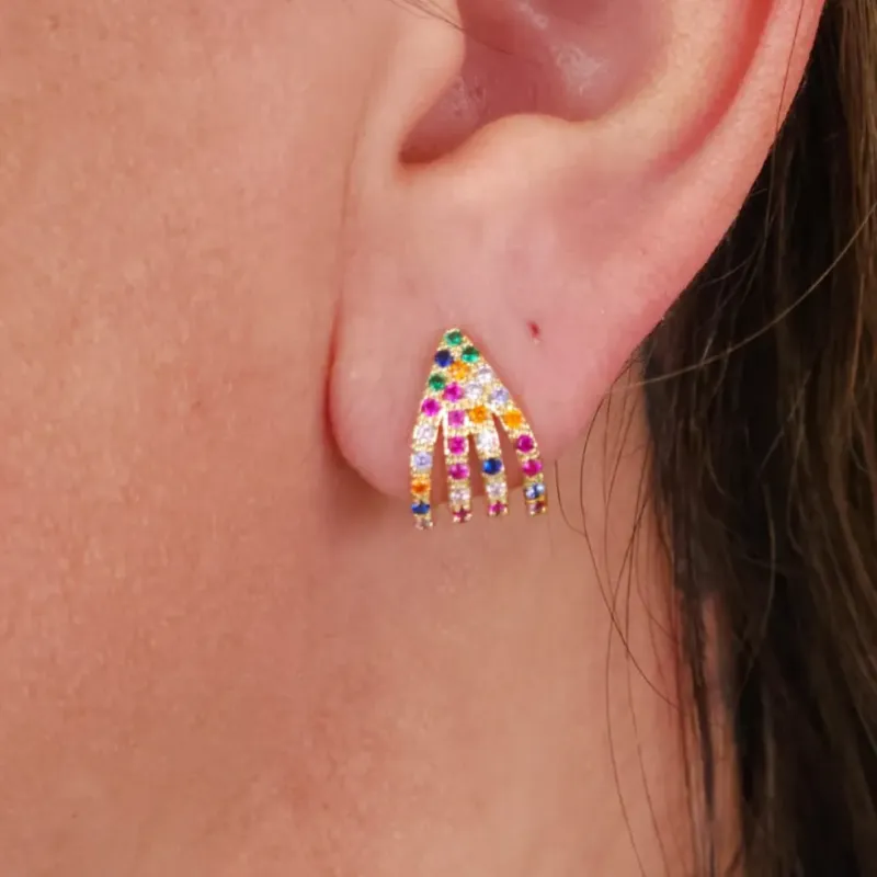 Brinco Ear Hook Colorido