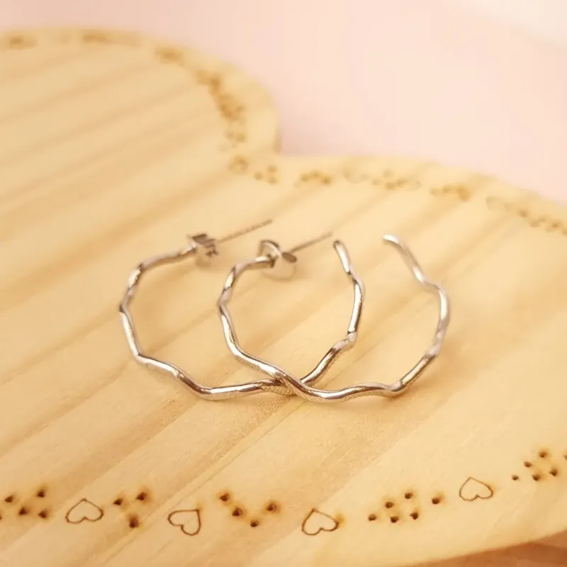 Brinco Steel Argola Curvas