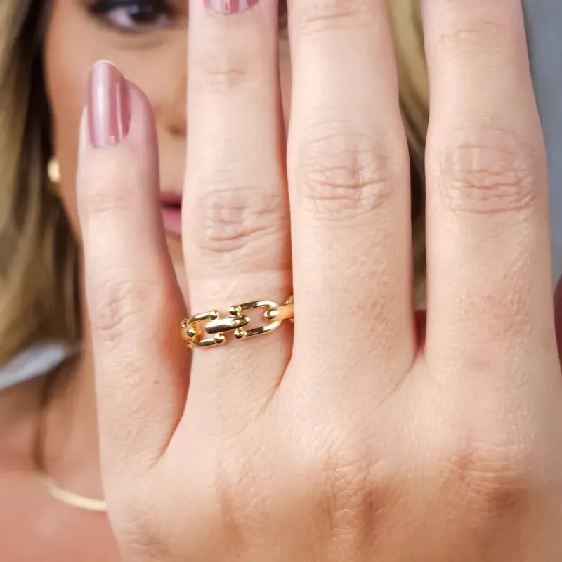 Anel Corrente Ajustável Coleção Natal