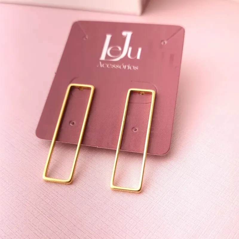 Argola Retangulo Tarraxa