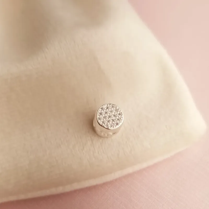 Berloque Circulo Cravejado