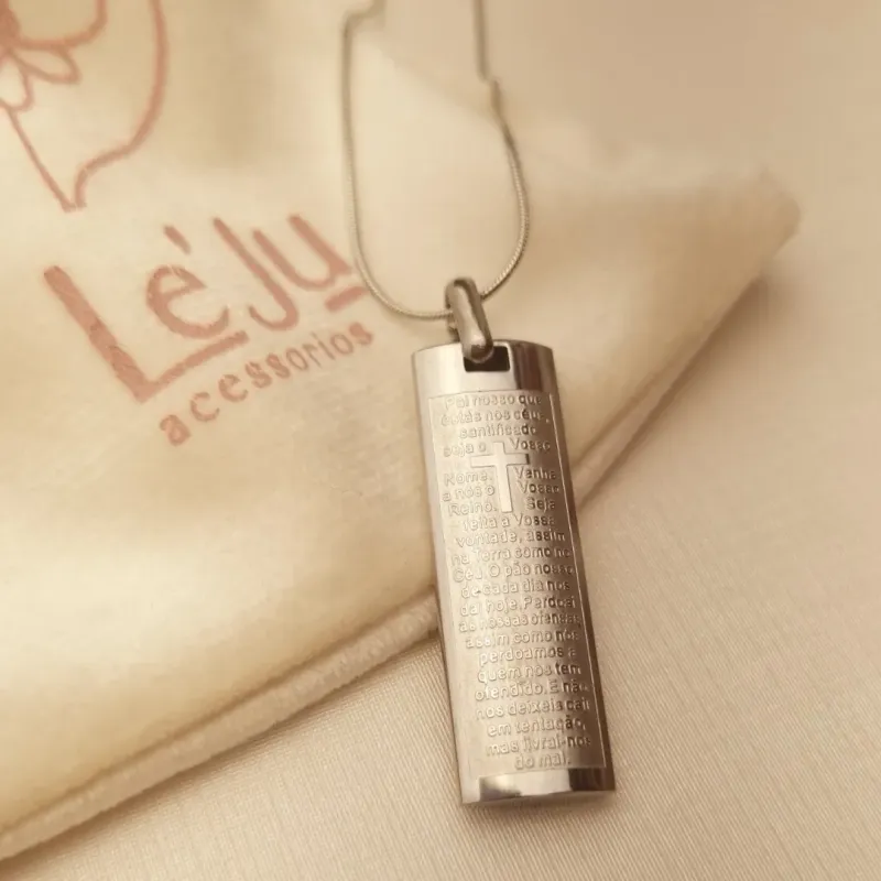 Colar Steel Pai Nosso