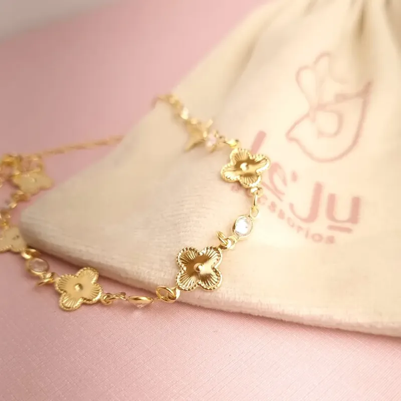 Choker VanCleef com Zircônias