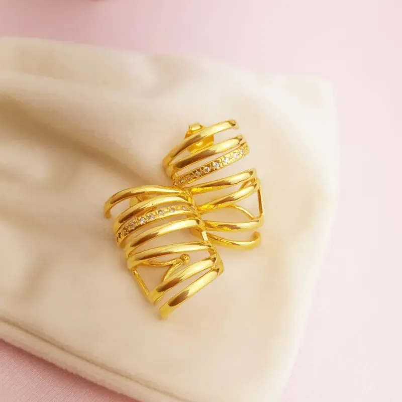 Brinco Segundo Furo com Piercing Fake