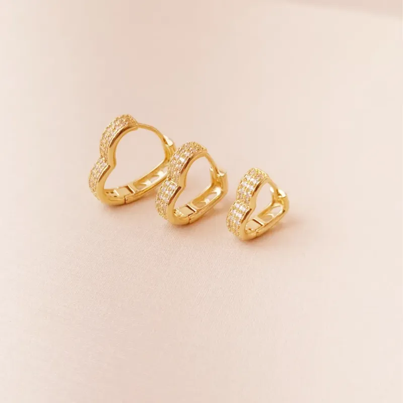 Tranqueta Coração Cravejado G