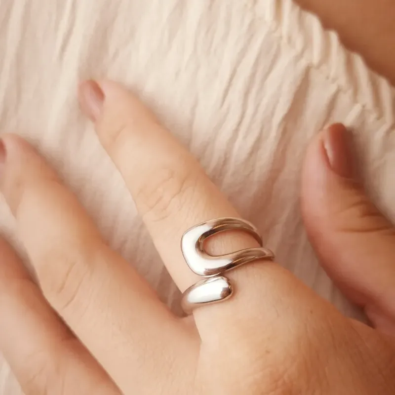 Anel Steel Volta Vazada