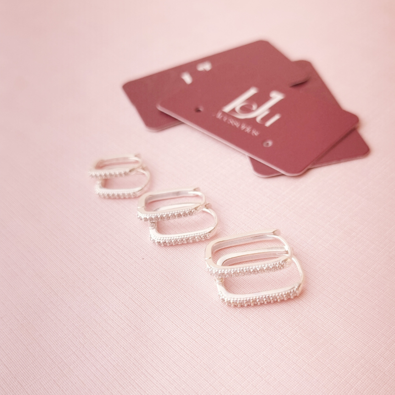 Brinco Prata Tranqueta Fino