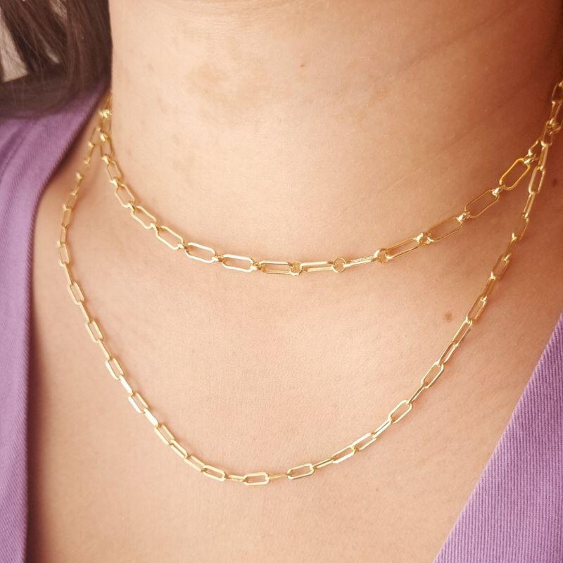 Colar Elo Cartier com Elo Redondo