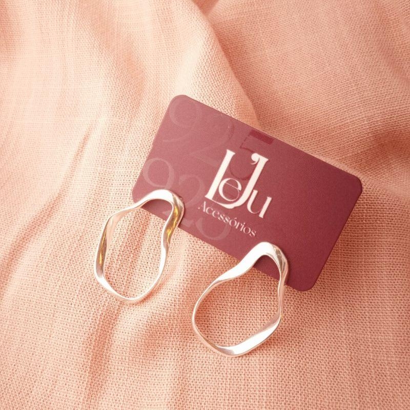 Brinco Orgânico Prata 925