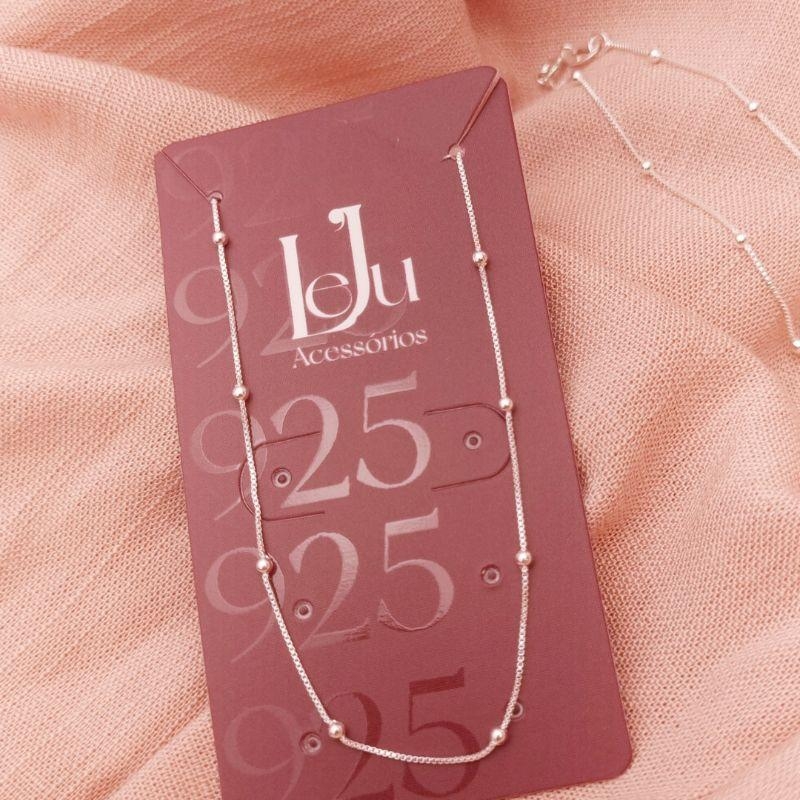 Choker Prata 925 Bolinha