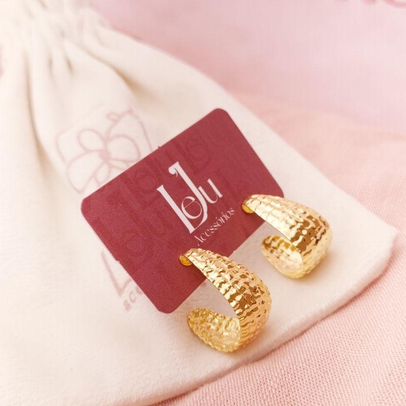 Argola Larga Martelada