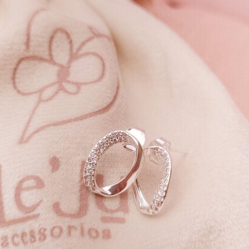 Brinco Prata 925 Orgânico