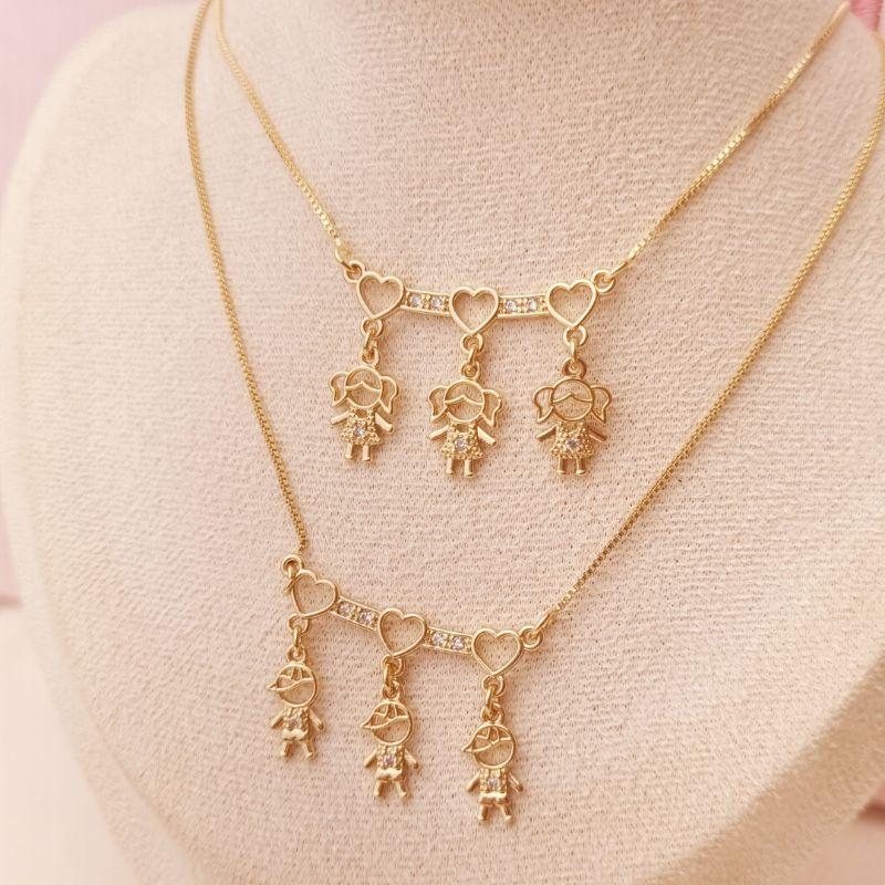 Colar Canga Três - Personalizado