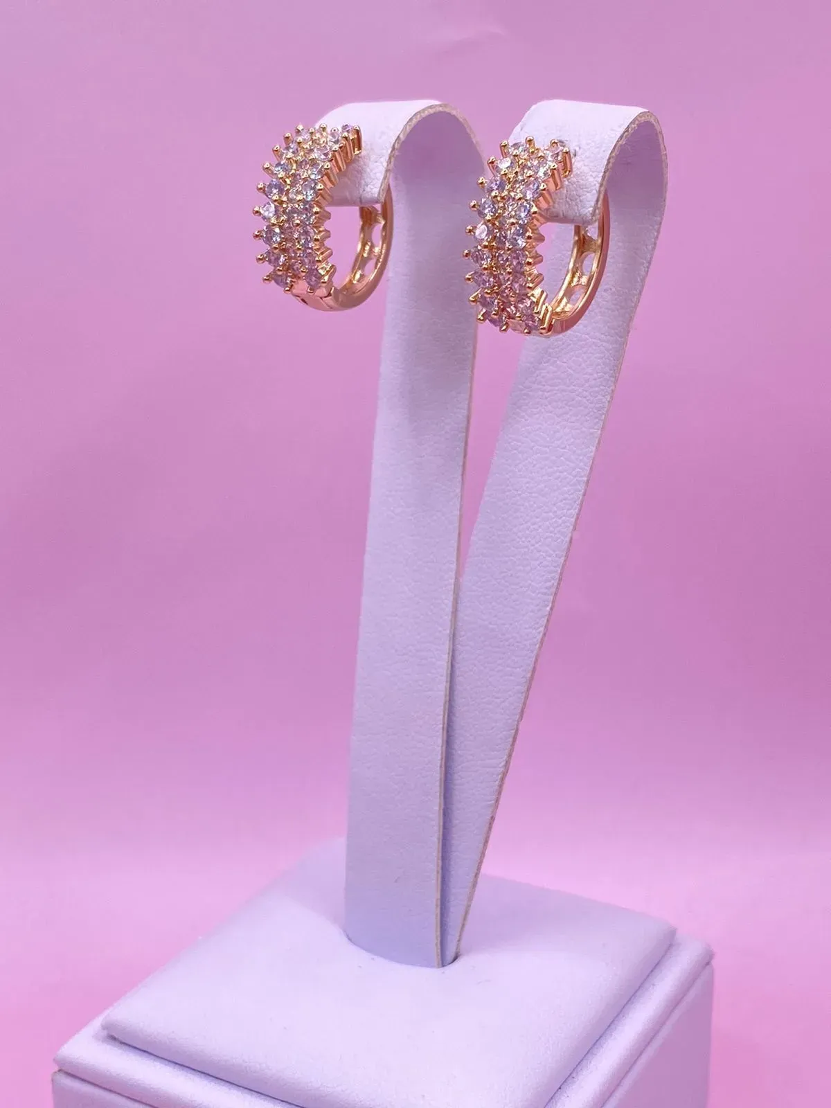 Brinco Argola Click Cravejada 002