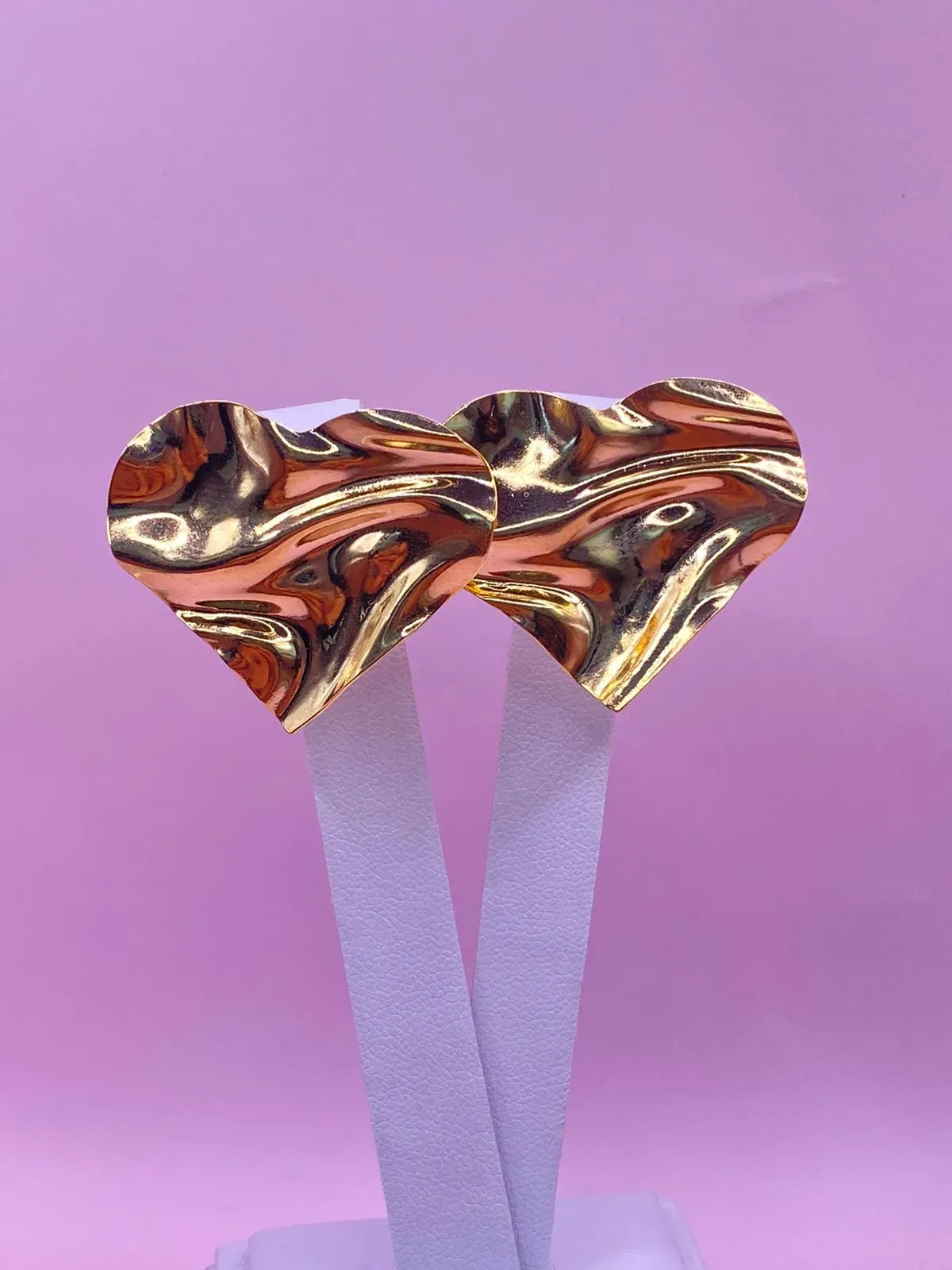 Brinco Chapa Coração G