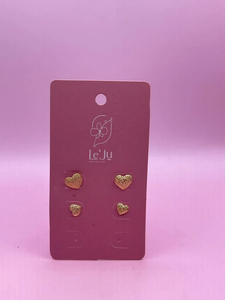 Brinco Duo Coração