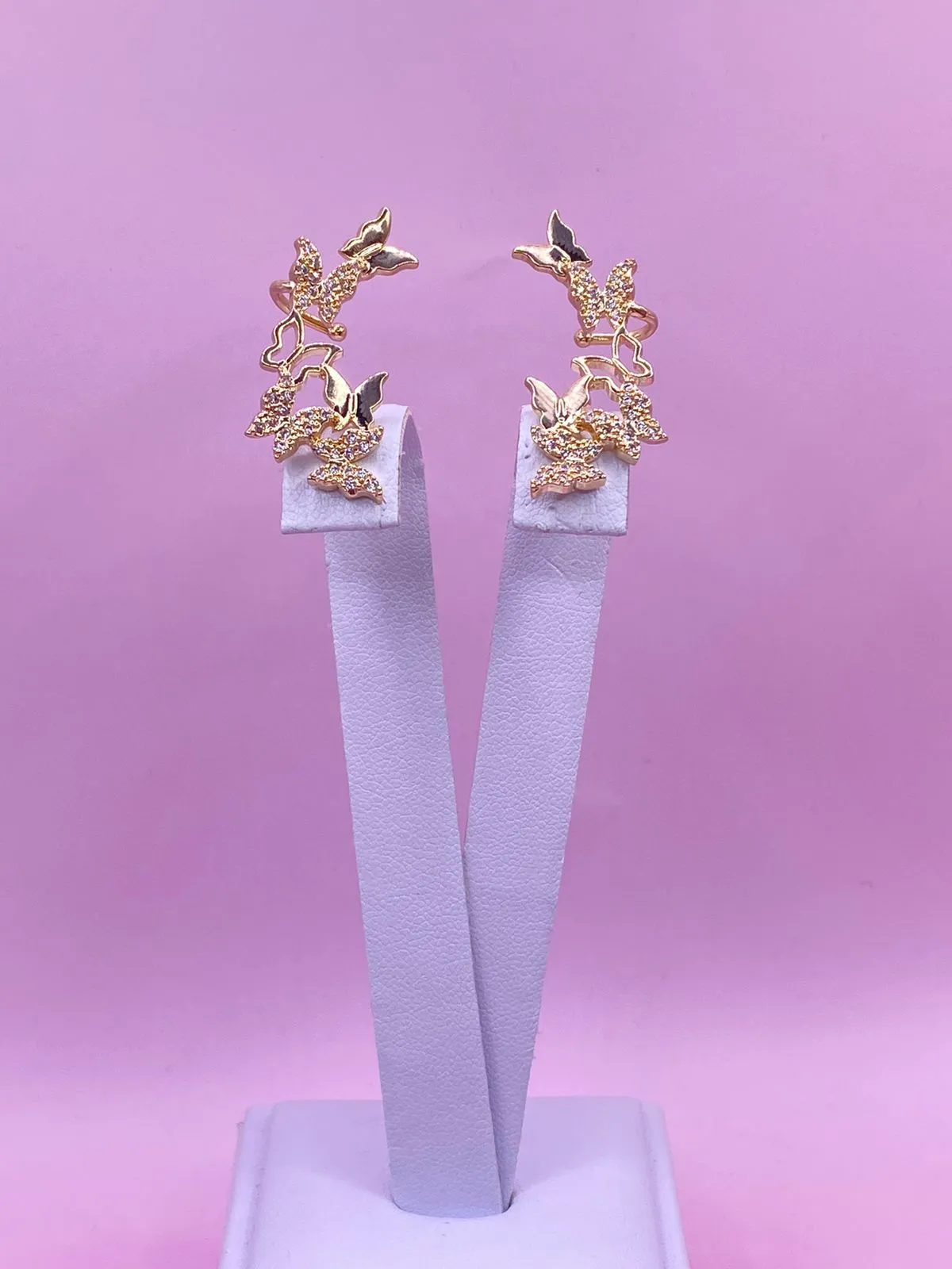 Brinco Ear Cuff Borboleta