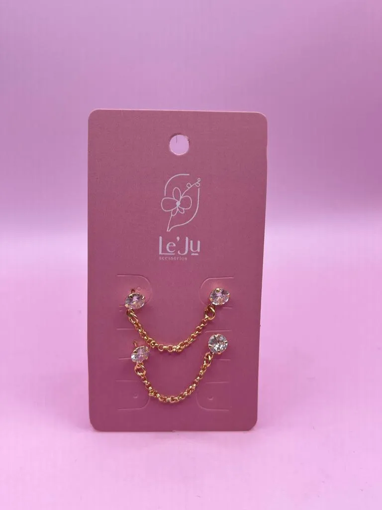 Brinco Ponto de Luz com Corrente