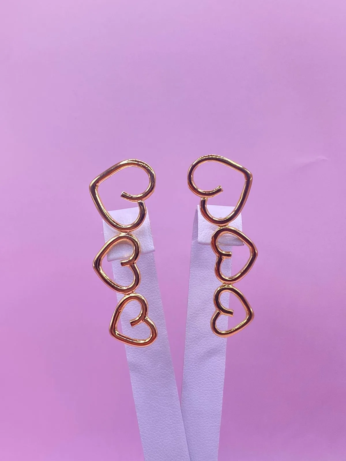 Brinco Três Corações