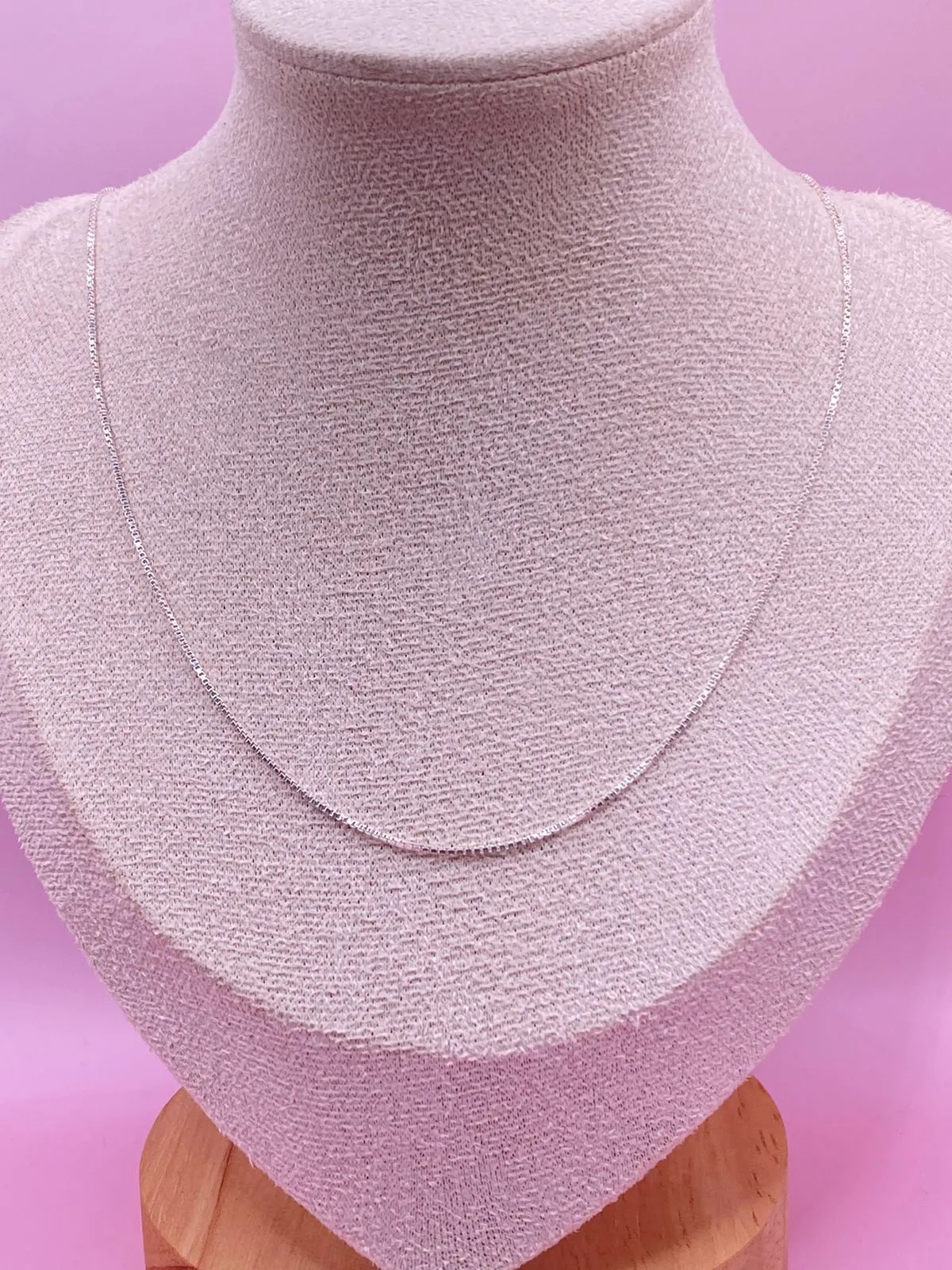 Choker Veneziana 40cm Prata